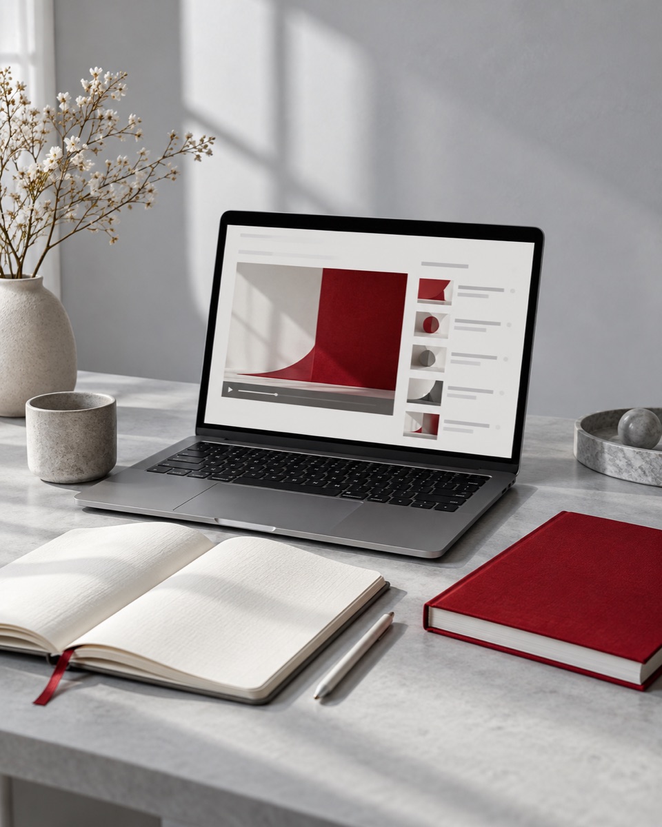 Online Academies · conceptual editorial arrangement